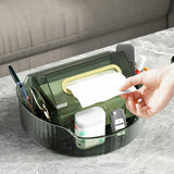 Maxbell Decorative Napkin Storage Organizer with Tray Napkin Holder for Desk Office