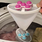 Maxbell Washing Machine Hair Cleanin Hair Remover Net Pouch Laundry Accessories Pink