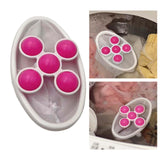 Maxbell Washing Machine Hair Cleanin Hair Remover Net Pouch Laundry Accessories Pink