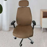 Maxbell Office Chair Covers Chair Protector Covers Removable Brown