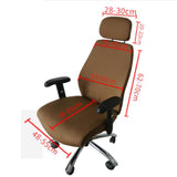 Maxbell Office Chair Covers Chair Protector Covers Removable Brown