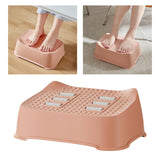 Maxbell Under Desk Foot Rest Ergonomic Foot Rest Comfortable Compact for Home Gaming Pink