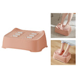Maxbell Under Desk Foot Rest Ergonomic Foot Rest Comfortable Compact for Home Gaming Pink