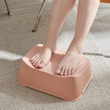 Maxbell Under Desk Foot Rest Ergonomic Foot Rest Comfortable Compact for Home Gaming Pink