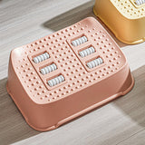 Maxbell Under Desk Foot Rest Ergonomic Foot Rest Comfortable Compact for Home Gaming Pink