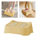 Maxbell Under Desk Foot Rest Ergonomic Foot Rest Comfortable Compact for Home Gaming Yellow
