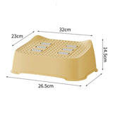 Maxbell Under Desk Foot Rest Ergonomic Foot Rest Comfortable Compact for Home Gaming Yellow