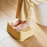 Maxbell Under Desk Foot Rest Ergonomic Foot Rest Comfortable Compact for Home Gaming Yellow
