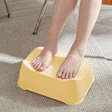 Maxbell Under Desk Foot Rest Ergonomic Foot Rest Comfortable Compact for Home Gaming Yellow