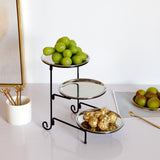 Maxbell 3 Tier Serving Tray Mini Cake Cupcake Stand Detachable for Party Home