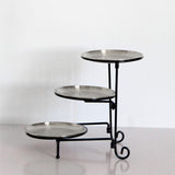 Maxbell 3 Tier Serving Tray Mini Cake Cupcake Stand Detachable for Party Home