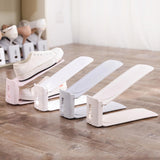 Maxbell Shoes Display Stand Adjustable for Dormitory Living Room Men Leather Shoe White