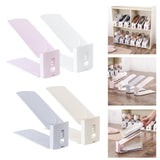 Maxbell Shoes Display Stand Adjustable for Dormitory Living Room Men Leather Shoe White