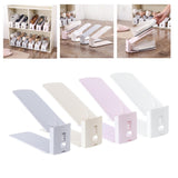 Maxbell Shoes Display Stand Adjustable for Dormitory Living Room Men Leather Shoe White
