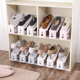 Maxbell Shoes Display Stand Adjustable for Dormitory Living Room Men Leather Shoe Gray