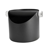 Maxbell Durable Coffee Grounds Box Waste Bin for Cafe Shop Restaurant Black