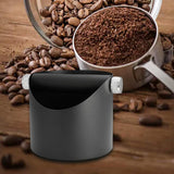 Maxbell Durable Coffee Grounds Box Waste Bin for Cafe Shop Restaurant Black