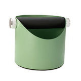 Maxbell Durable Coffee Grounds Box Waste Bin for Cafe Shop Restaurant Green