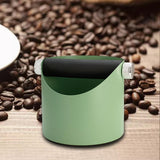 Maxbell Durable Coffee Grounds Box Waste Bin for Cafe Shop Restaurant Green