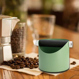 Maxbell Durable Coffee Grounds Box Waste Bin for Cafe Shop Restaurant Green