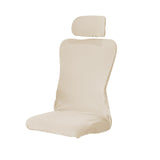 Maxbell Office Chair Cover with Headrest Cover Washable for Dining Room Gaming Chair Milky