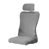 Maxbell Office Chair Cover with Headrest Cover Washable for Dining Room Gaming Chair Silver Gray