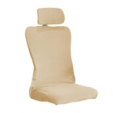 Maxbell Office Chair Cover with Headrest Cover Washable for Dining Room Gaming Chair Beige Yellow