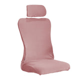 Maxbell Office Chair Cover with Headrest Cover Washable for Dining Room Gaming Chair Pink