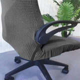 Maxbell Office Chair Cover with Headrest Cover Washable for Dining Room Gaming Chair Dark Gray