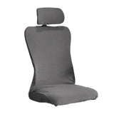 Maxbell Office Chair Cover with Headrest Cover Washable for Dining Room Gaming Chair Dark Gray