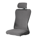 Maxbell Office Chair Cover with Headrest Cover Washable for Dining Room Gaming Chair Dark Gray