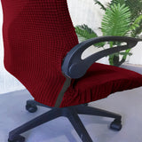 Maxbell Office Chair Cover with Headrest Cover Washable for Dining Room Gaming Chair Red