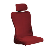 Maxbell Office Chair Cover with Headrest Cover Washable for Dining Room Gaming Chair Red