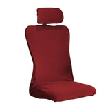 Maxbell Office Chair Cover with Headrest Cover Washable for Dining Room Gaming Chair Red