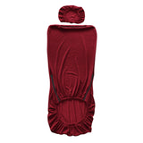 Maxbell Office Chair Cover with Headrest Cover Washable for Dining Room Gaming Chair Red