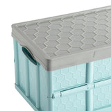 Maxbell Storage Container Clothes Books Folding for Picnic Garden Home blue