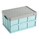 Maxbell Storage Container Clothes Books Folding for Picnic Garden Home blue
