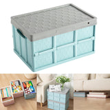 Maxbell Storage Container Clothes Books Folding for Picnic Garden Home blue