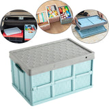 Maxbell Storage Container Clothes Books Folding for Picnic Garden Home blue