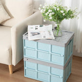 Maxbell Storage Container Clothes Books Folding for Picnic Garden Home blue