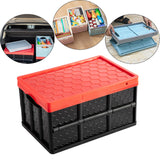 Maxbell Storage Container Clothes Books Folding for Picnic Garden Home black