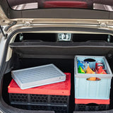 Maxbell Storage Container Clothes Books Folding for Picnic Garden Home pink with wheel