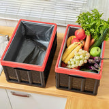 Maxbell Storage Container Clothes Books Folding for Picnic Garden Home blue with wheel bag