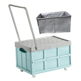 Maxbell Storage Container Clothes Books Folding for Picnic Garden Home blue with wheel bag