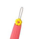 Maxbell Kitchen Bottle Brush Kitchen Washing Tool Cleaner for Cups Bottles  Red