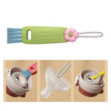 Maxbell Kitchen Bottle Brush Kitchen Washing Tool Cleaner for Cups Bottles  Green