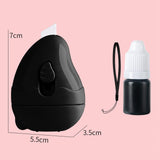 Maxbell Portable Protection Roller Stamp Confidential Roller Stamp for Privacy Data Black