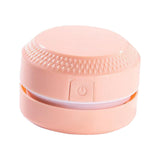Maxbell Portable Table Dust Vaccum Cleaner Dust Sweeper for Computer PC Laptop Pink