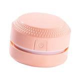 Maxbell Portable Table Dust Vaccum Cleaner Dust Sweeper for Computer PC Laptop Pink