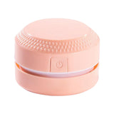 Maxbell Portable Table Dust Vaccum Cleaner Dust Sweeper for Computer PC Laptop Pink